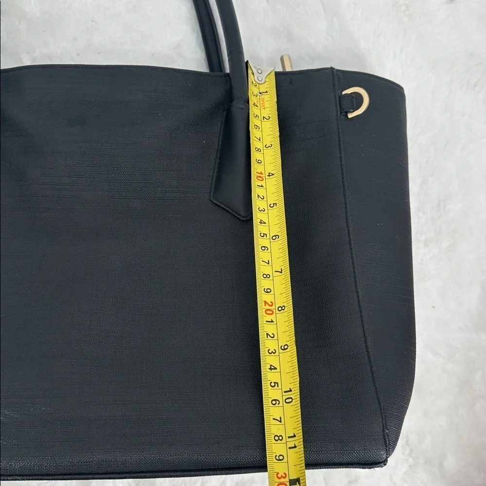 Dagne Dover Elegant Black Legend Signature Tote Bag